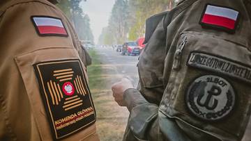 Strażacy, wojsko i policjanci w akcji. "Ranek przyniósł nową eksplozję ognia"