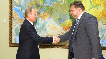 Rosja: zatrzymany gubernator. Na zdjęciu widać jak bierze 400 tys. euro łapówki