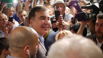 Saakaszwili wrócił na Ukrainę. Nowy prezydent przywrócił mu obywatelstwo