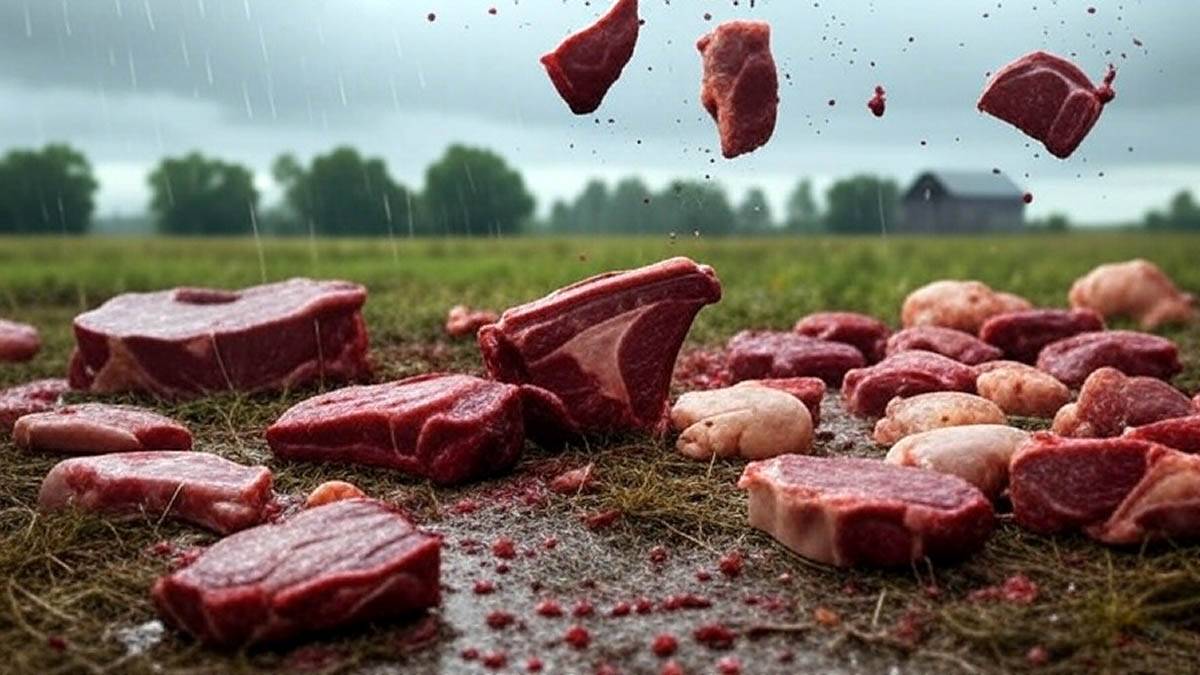 Zagadkowy deszcz mięsa w Kentucky. Wybuchła masowa histeria