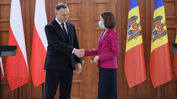 Wojna w Ukrainie. Duda: polski rząd udzielił Mołdawii kredytu. "Na poradzenie sobie z trudnościami"