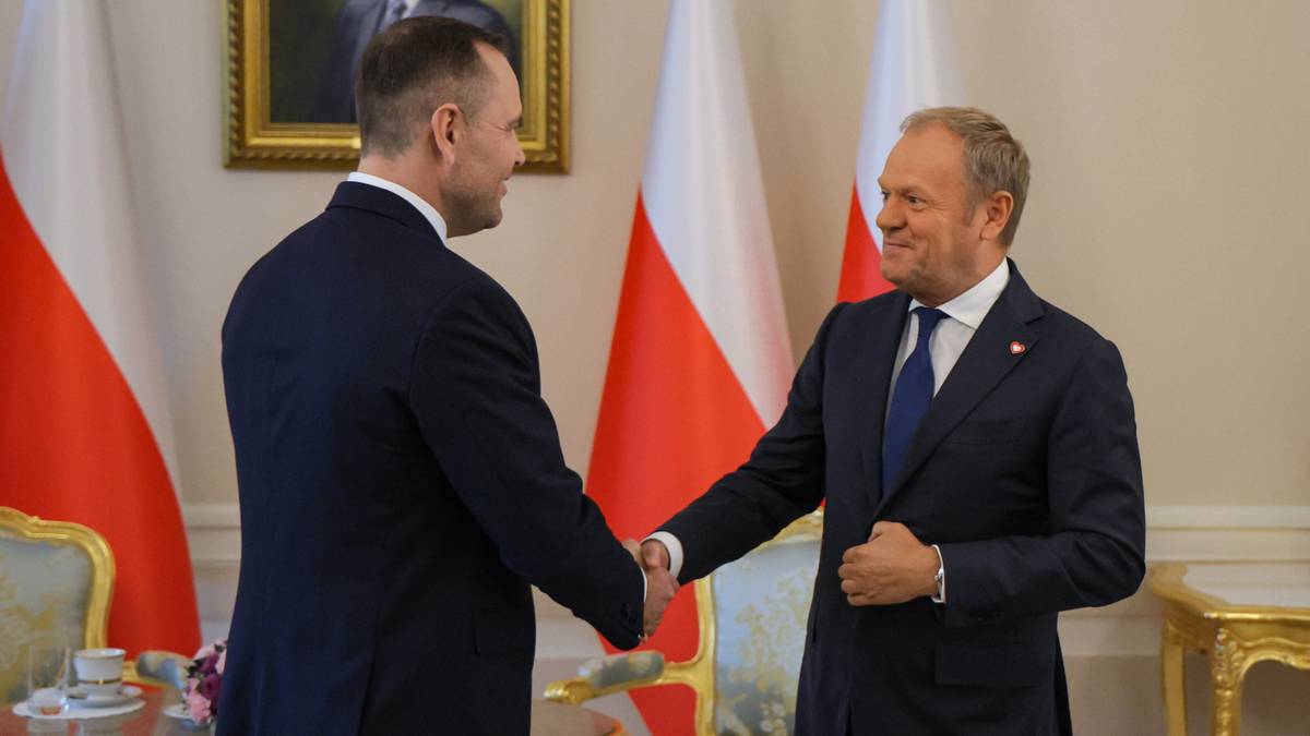 Pierwsze takie spotkanie. Nawrocki przyjął Tuska w Pałacu Prezydenckim