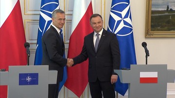 Spotkanie prezydenta Dudy z szefem NATO. "Nie ma między nami rozbieżności"