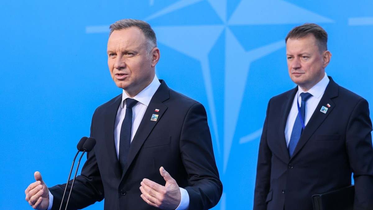 "Ustalenia są absolutnie niewystarczające". Andrzej Duda o kwestii Ukrainy w NATO