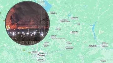 Rosyjska rafineria w ogniu, zniszczenia na Krymie. Trafione okręty i bombowiec