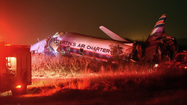 Katastrofa samolotu pasażerskiego w RPA. 20 osób rannych. Maszyna uderzyła w budynek opodal lotniska