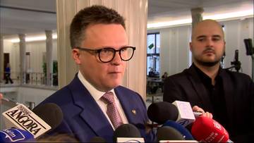 Hołownia: Mam nadzieję, iż kolegom ręka uschnie, zanim coś takiego zrobią