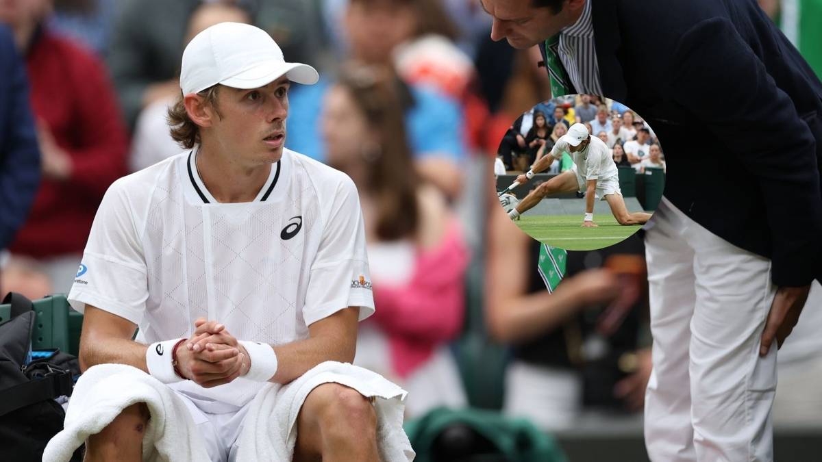 Niepokojące sceny na Wimbledonie! Nabawił się kontuzji przy piłce meczowej?