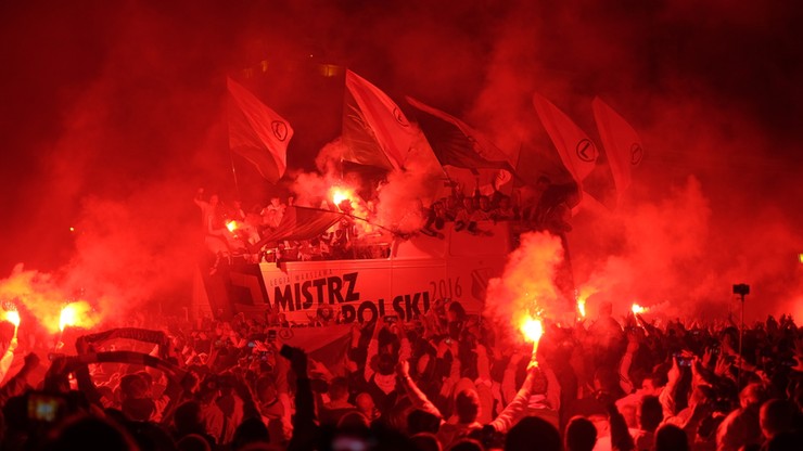 Legia Warszawa świętuje mistrzostwo Polski