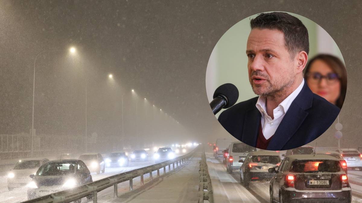 Warszawa. Rafał Trzaskowski tłumaczy się ze śnieżycy. "Największa akcja od lat"