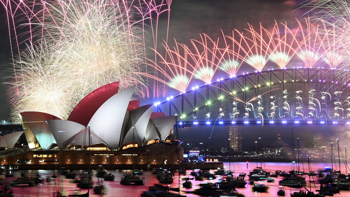 New Year's Eve 2023. The world's top countries have already welcomed the New Year