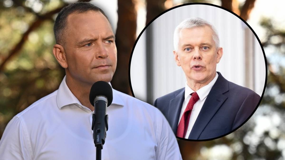 "Nieprawda". Siemoniak zarzuca Nawrockiemu "atak na służby specjalne"