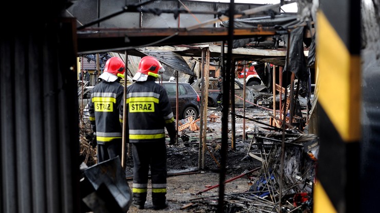 Wybuch na stoisku z fajerwerkami w Osinowie Dolnym. 8 osób rannych