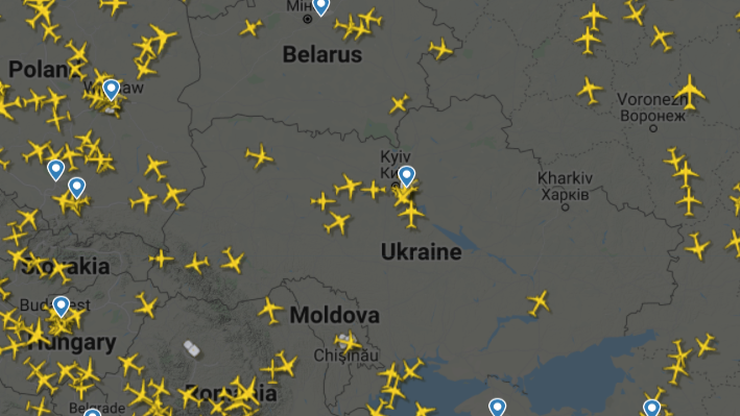 Rząd ukraiński przeznaczy ponad pół mld dolarów, by utrzymać loty w przestrzeni powietrznej kraju