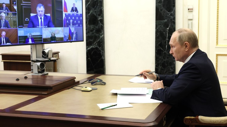 Moskwa. Awaria prądu w czasie narady z Putinem. Ministrowie siedzieli w ciemności