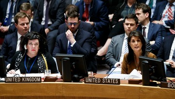 USA odpowiedzą na atak chemiczny w Syrii "niezależnie od decyzji Rady Bezpieczeństwa ONZ"