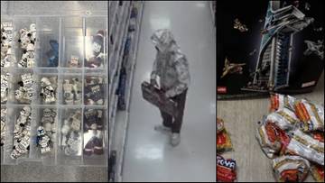 Kupował klocki Lego, zwracał makaron. Podstęp udał się co najmniej 70 razy