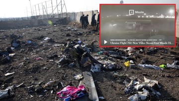 "Nie jeden, a dwa pociski uderzyły w ukraiński samolot". Nagranie z zestrzelenia Boeinga