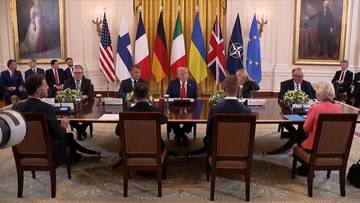 Rozmowa z europejskimi liderami. Trump wspomniał o "wymianie terytoriów"
