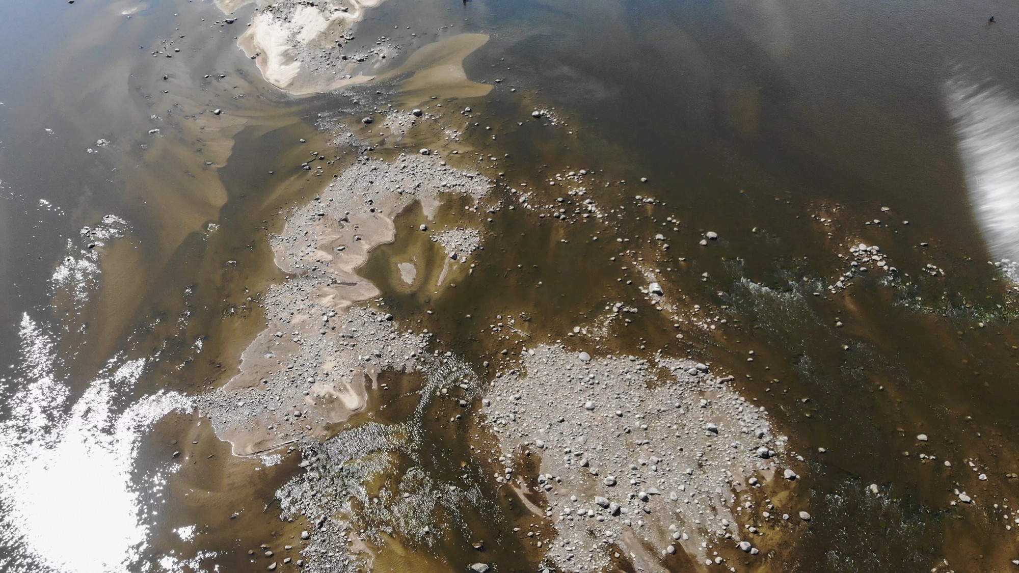 Wysychająca Wisła z lotu ptaka - zdjęcie 14