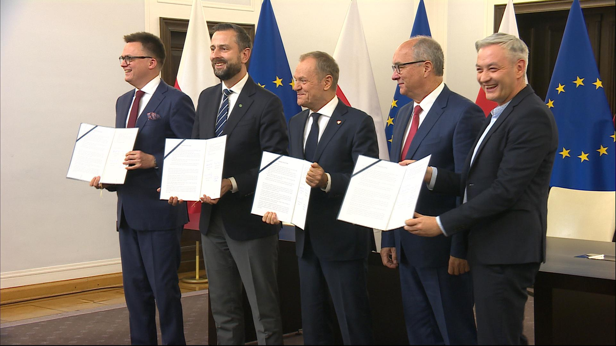 KO, Lewica i Trzecia Droga podpisały umowę koalicyjną