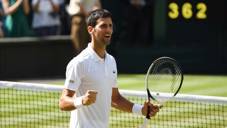 Wimbledon: Djokovic po prawie dwóch latach znowu w półfinale Wielkiego Szlema