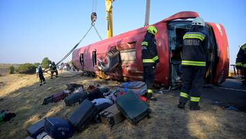 Wypadek polskiego autokaru na Węgrzech. 12 osób nie żyje, wielu rannych