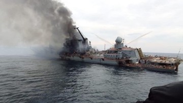 Ostatnie chwile krążownika Moskwa. Ujawniono nagranie