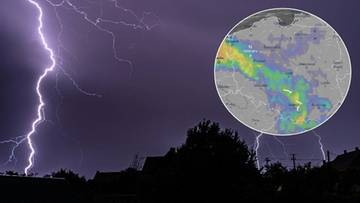 2024-05-22 Załamanie pogody. RCB i IMGW ostrzegają przed silnymi burzami