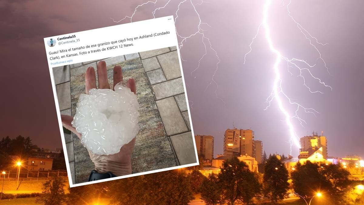Spadł grad wielkości dłoni. Dziurawił dachy, niszczył samochody