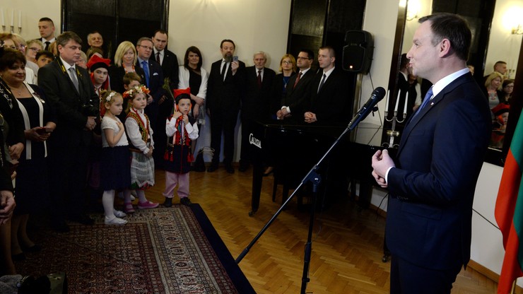 Prezydent Duda: pamiętam o Polakach mieszkających poza granicami