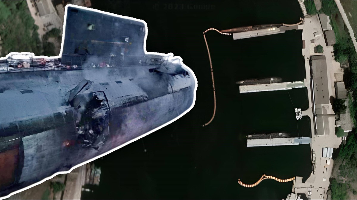 Krym: Ukraińcy zaatakowali łódź podwodną Rosji. Pokazali zdjęcia "Rostowa nad Donem"