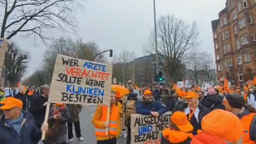 Protesty lekarzy w Niemczech. Żądają podwyżek i lepszych warunków pracy