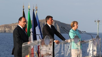 Po spotkaniu Renziego, Hollanda i Merkel: "Europa się nie skończyła"