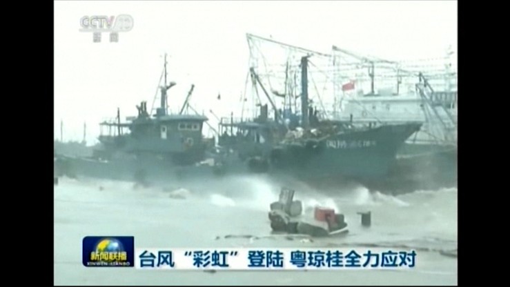 Tajfun Mujigae uderzył w wybrzeże Chin. Co najmniej 4 ofiary śmiertelne