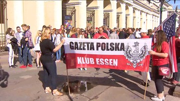 Zwolennicy PiS z całej Polski ściągają na przemówienie Trumpa. "Jesteśmy zwarci i gotowi"