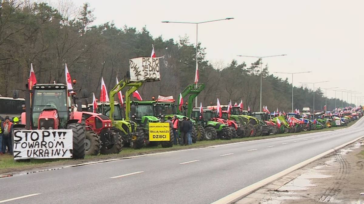 Protest rolników w Warszawie. Problemy na drogach dojazdowych. Policja ostrzega