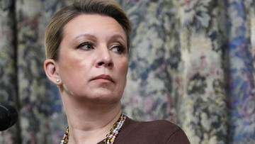 Portret Mariji Zacharowej, rzeczniczki rosyjskiego MSZ.