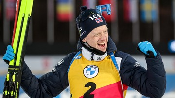 PŚ w biathlonie: Czterech Norwegów na czele, odległe miejsca Polaków