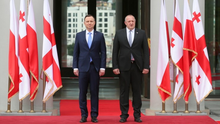 Wizyta prezydenta Dudy w Gruzji. Główne tematy: NATO i UE