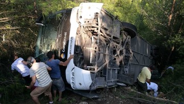 Wypadek autokaru z polskimi turystami w Turcji. Ponad 20 Polaków wśród rannych