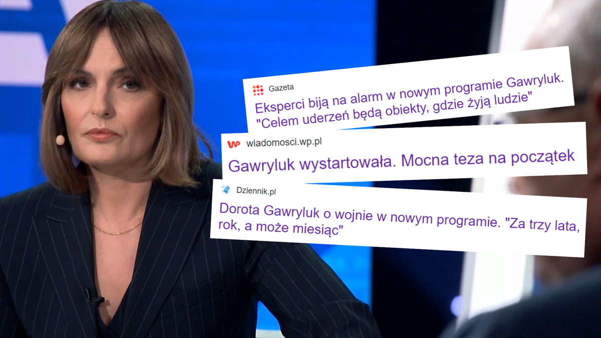 "Lepsza Polska". Media o nowym programie Doroty Gawryluk. "Mocna teza na początek"