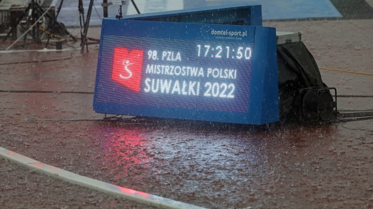 Deszcz przerwał mistrzostwa Polski w Suwałkach