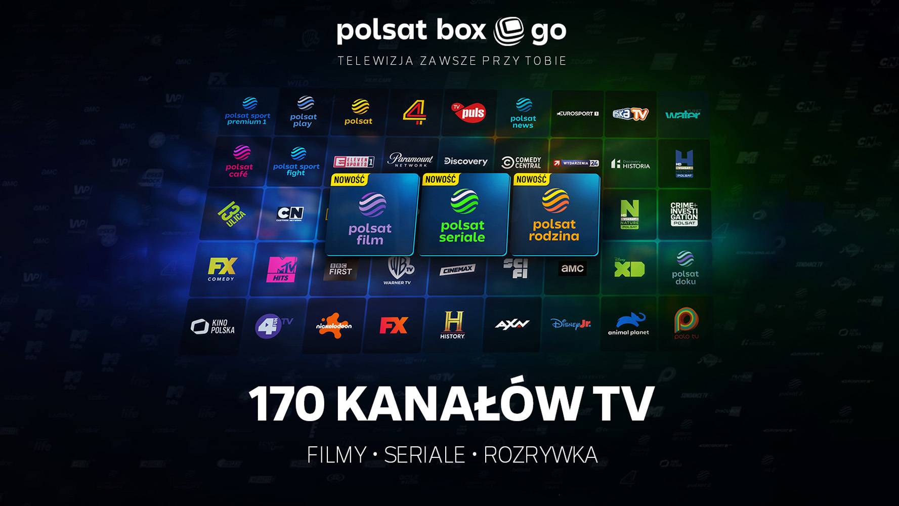 3 nowe kanały tematyczne Telewizji Polsat w Polsat Box Go