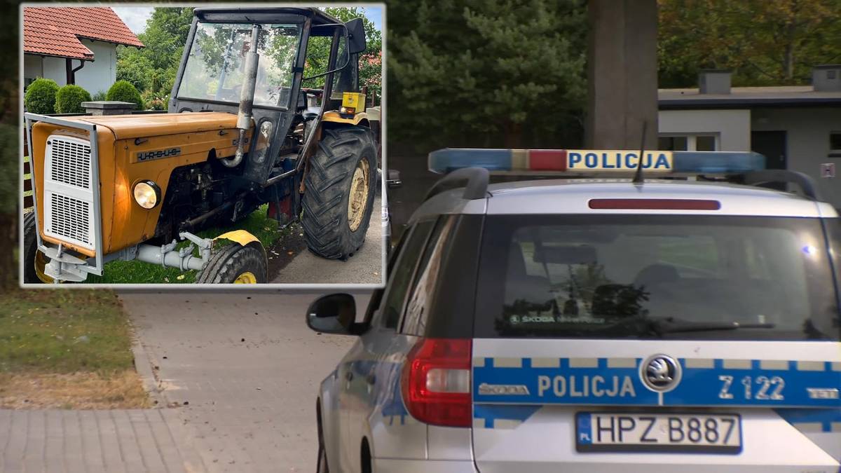 Pijany wiózł czterolatka traktorem. "Ale ja pojechałem przez las"