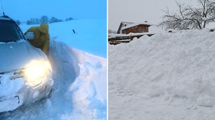 28.01.2021 09:00 Zaspy śnieżne wysokie na metr. Litwa wygrzebuje się spod śniegu. Zobacz szokujące zdjęcia