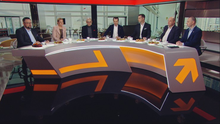 "Anty-PiS" kontra "realny pomysł". Goście "Śniadania w Polsat News" o prawyborczej debacie PO