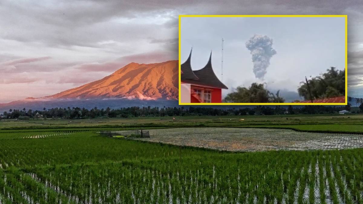 Erupcja wulkanu w turystycznym raju. Słup pyłu miał 2 kilometry