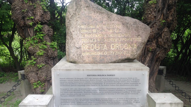 Reduta Ordona wpisana do rejestru zabytków