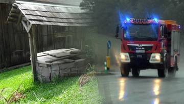 Tragedia w Małopolsce. 67-latka wpadła do studni, o jej życie walczyło 20 strażaków